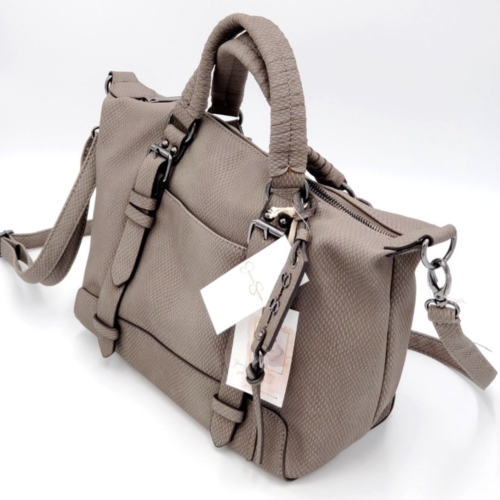 Jessica Simpson Mandy Gray Purse Shoulder Bag